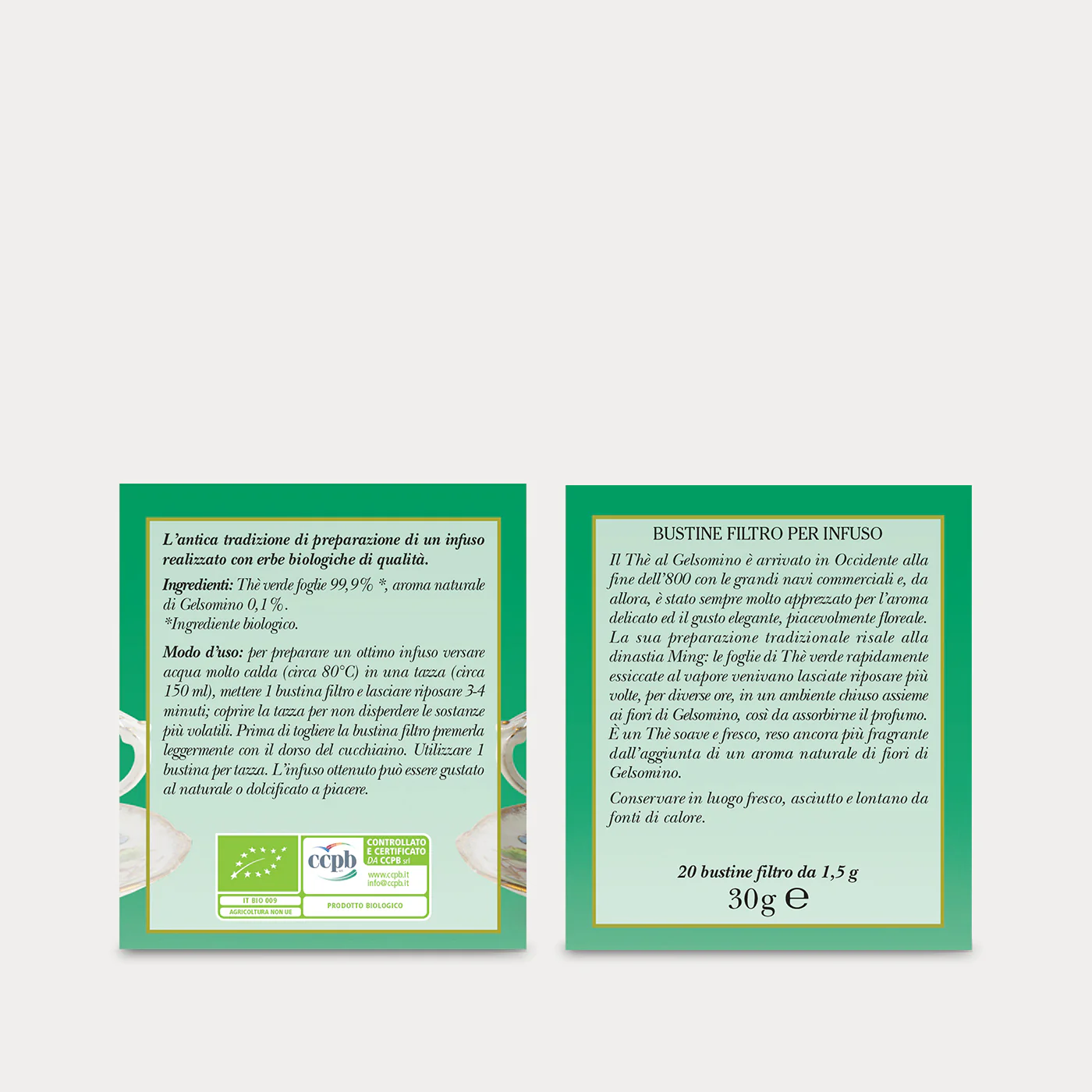 Infuso al Thè Verde al Gelsomino - Image 2